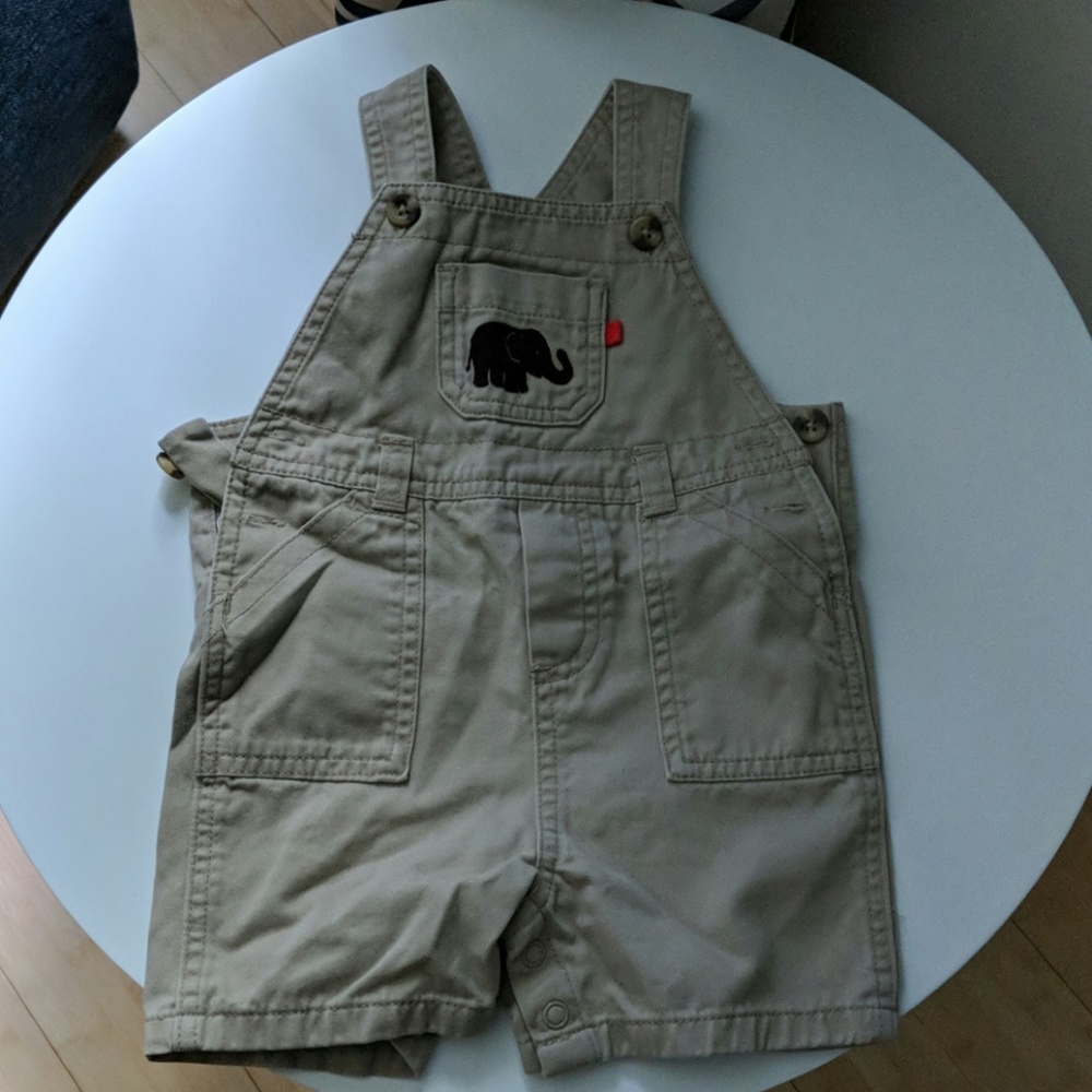 Overall shorts